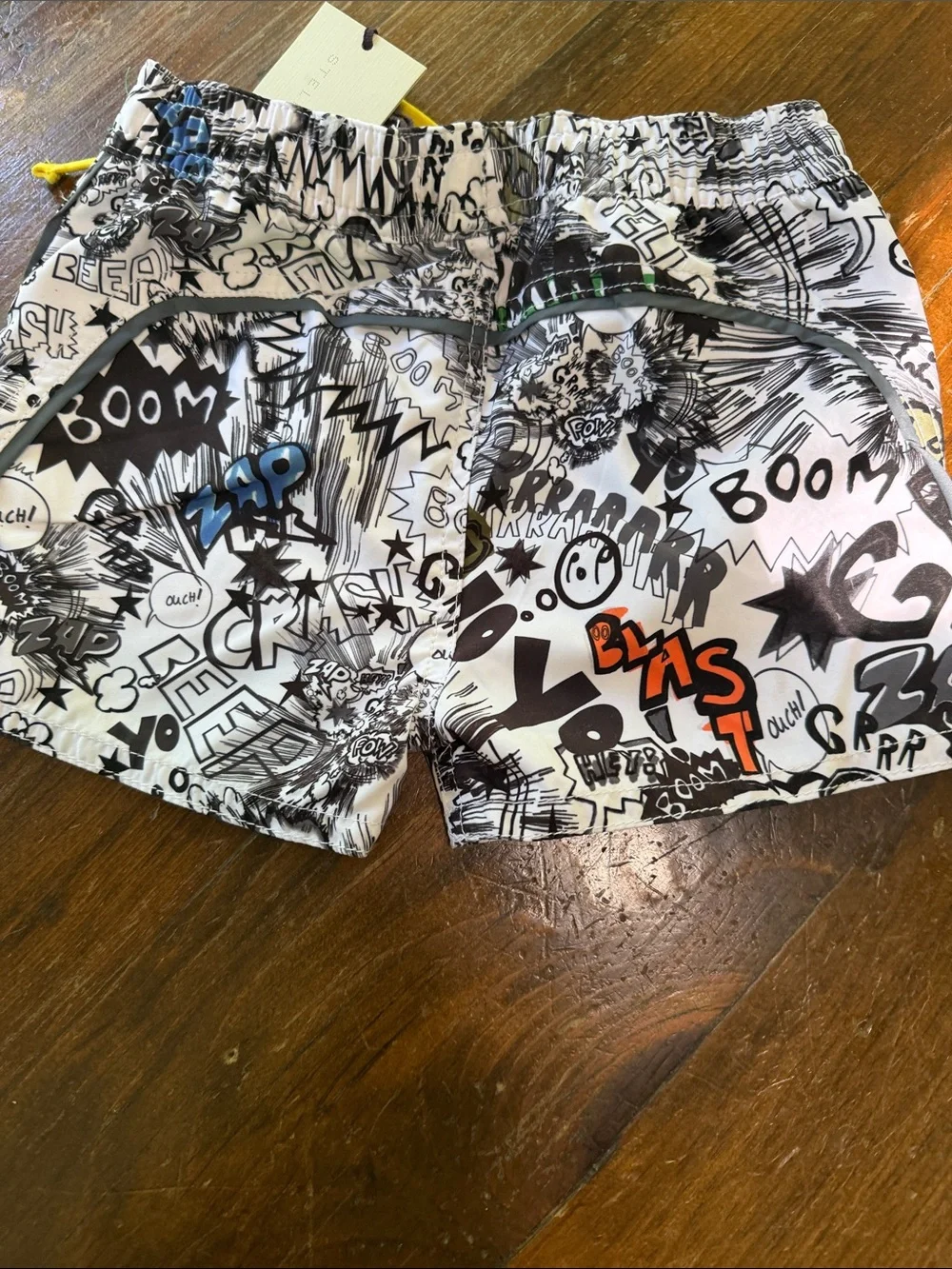 Stella McCartney Kids Graphic Comic Swim Suit and matching pajamas - Brand new